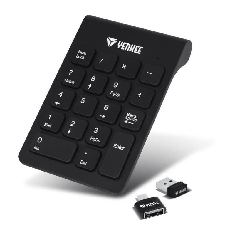 Clavier numérique sans fil YENKEE pour une saisie facile