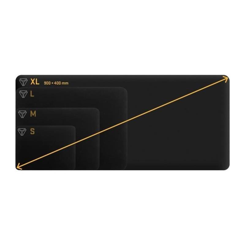 Tapis de souris gaming XL YENKEE - Vitesse maximale