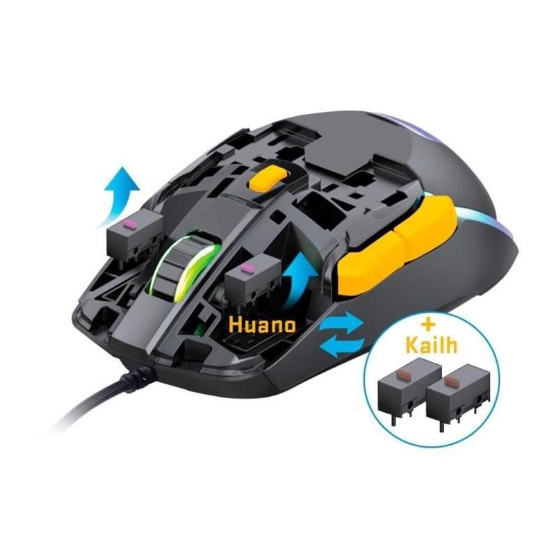 La souris gaming ultime - MARKSMAN - YENKEE - YMS 3600BK