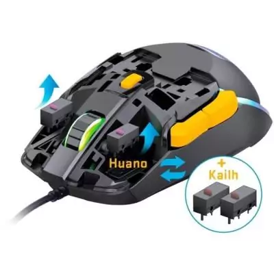 Souris gaming ultra-réactive - MARKSMAN - YENKEE - YMS 3600YW Souris gaming ultra-réactive - MARKSMAN - YENKEE - YMS 3600YW