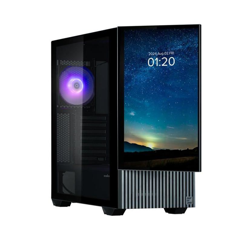 Boitier PC ZALMAN Moyen Tour E-AT - Design avec panneaux latéraux
