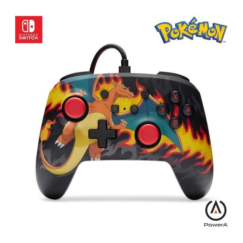 Manette Filaire Nintendo Switch - Charizard Firestorm