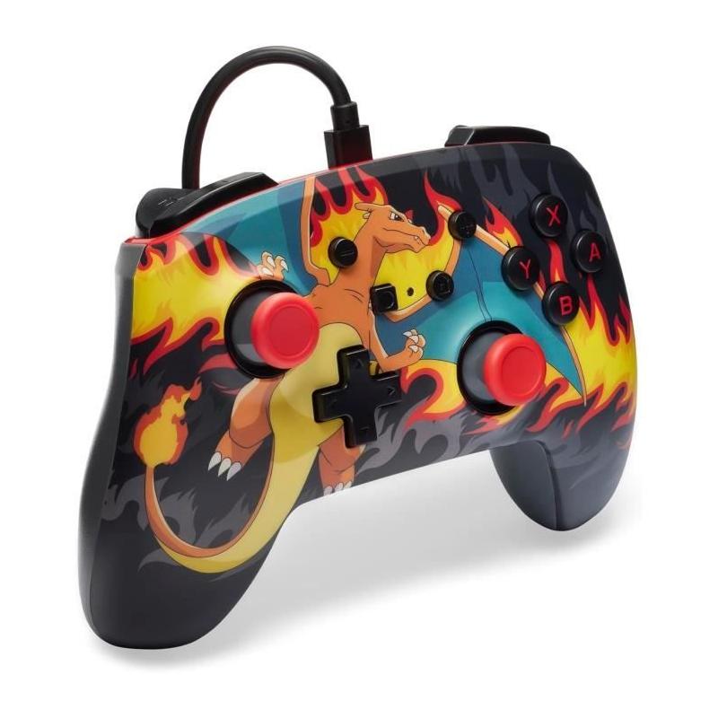 Manette Filaire Nintendo Switch - Charizard Firestorm