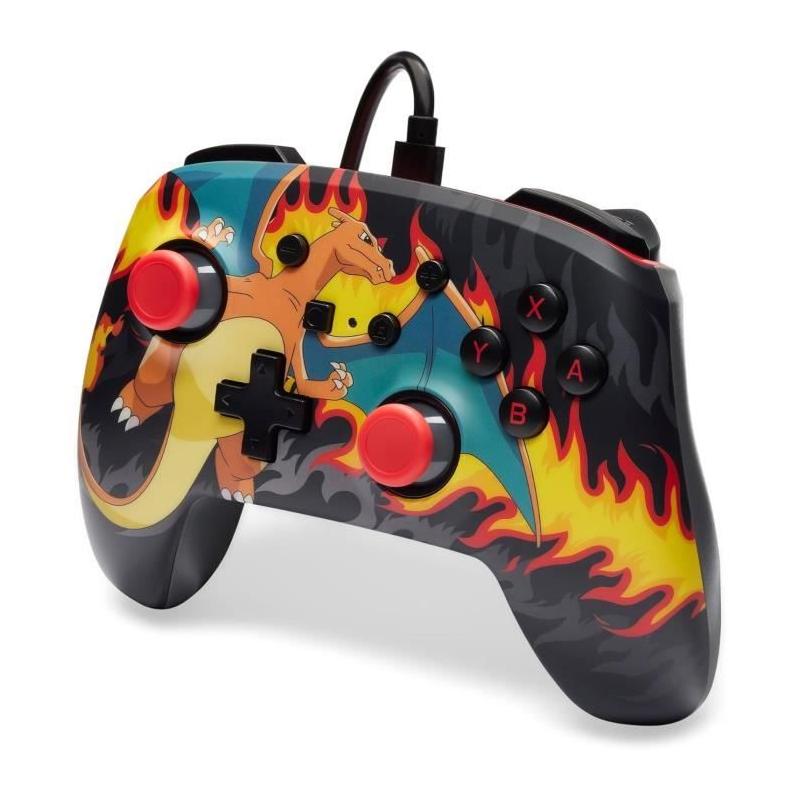 Manette Filaire Nintendo Switch - Charizard Firestorm