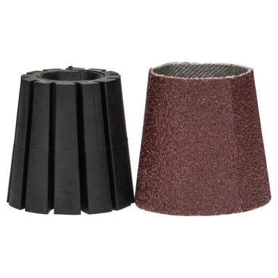 Ensemble porte-manchon et manchon abrasif Bosch - pour un ponçage efficace (Grain 80, 30mm)