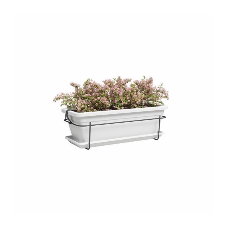 Jardinière ARTEVASI VENEZIA balcon KIT - 50 cm - Blanc