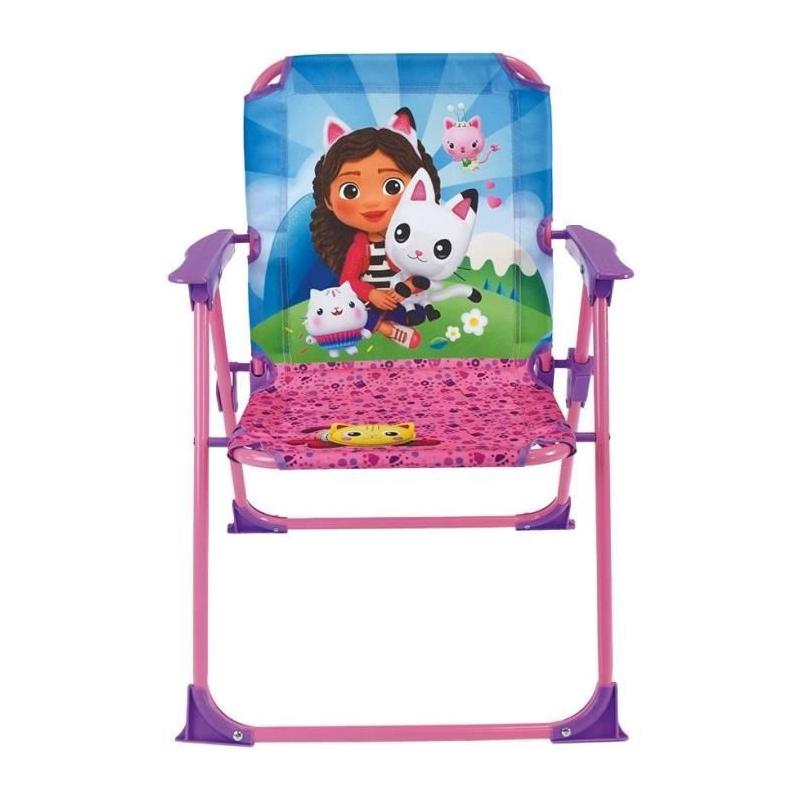 Ensemble de jardin FUN HOUSE - Salon Gabby, Table 46x46cm, 2 chaises, parasol