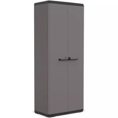 Armoire de rangement pratique pour atelier - KETER Più - Gris/Noir