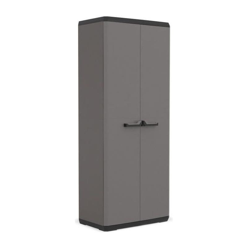 Armoire de rangement pratique pour atelier - KETER Più - Gris/Noir
