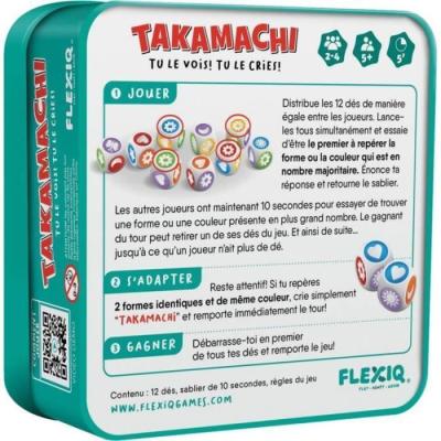 Jeu de dés Takamachi : observation et rapidité - Pour les 5 ans et plus