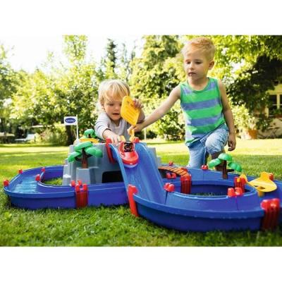 Parcours d'eau Smoby AquaPlay - Mountain Lake - 2 bâteaux + 3 figurines - Pour enfants de 3 ans et plus