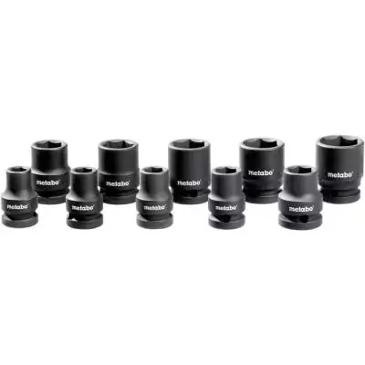 Ensemble de clés à douille 1/2'' antichoc METABO - Accessoires pneumatiques