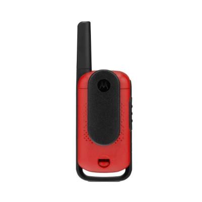 Talkies Walkies Motorola Rouge T42 - Portée 4 km - 16 canaux - Affichage LCD