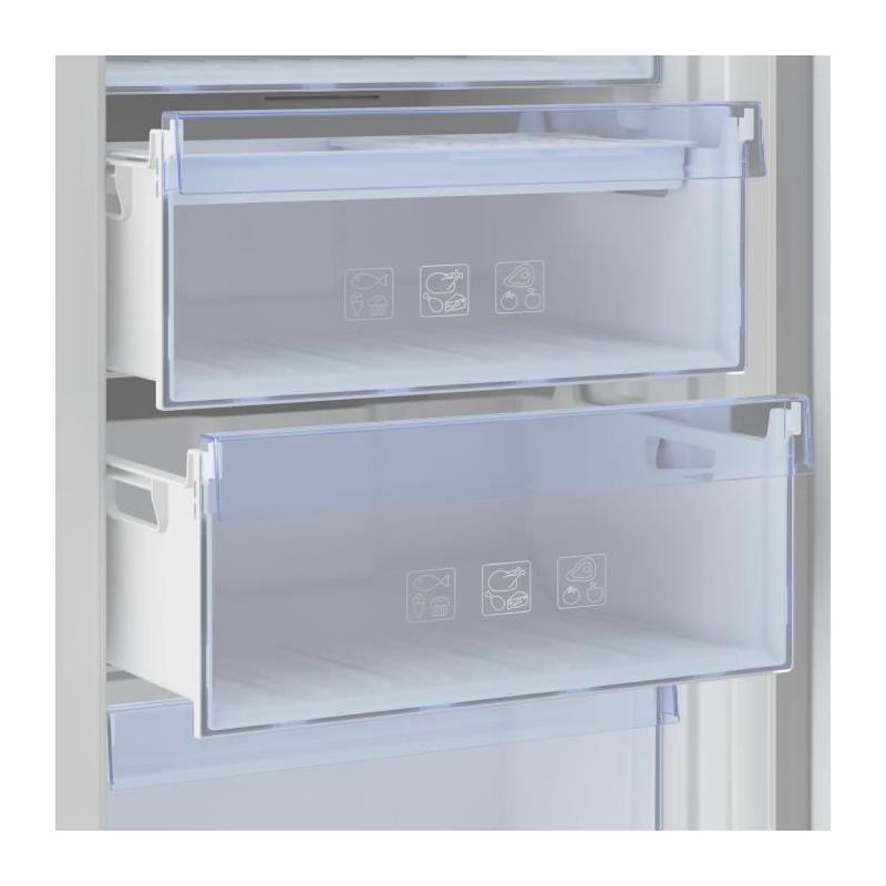 Congélateur armoire BEKO série b100 - RFNE290L41WN - Blanc
