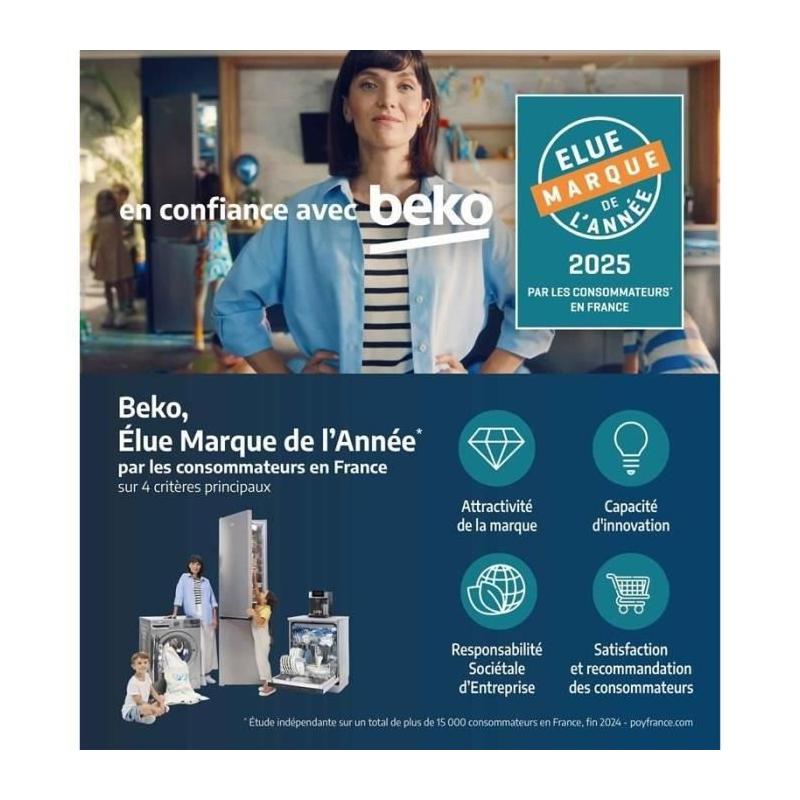 Four multifonction encastrable Beko BBIE11300BMP Noir - Pyrolyse et Porte Froide