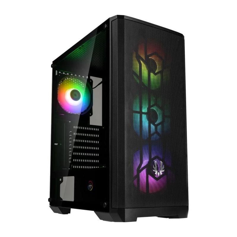 Boitier PC moderne avec panneau en verre trempé et 4 ARGB - 60 caractères maximum