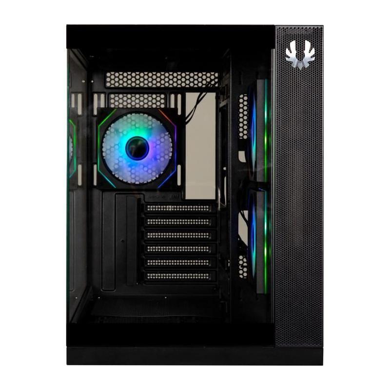 Boîtier PC BITFENIX Triton Cube ATX Noir : Verre trempé, USB-C et A-RGB