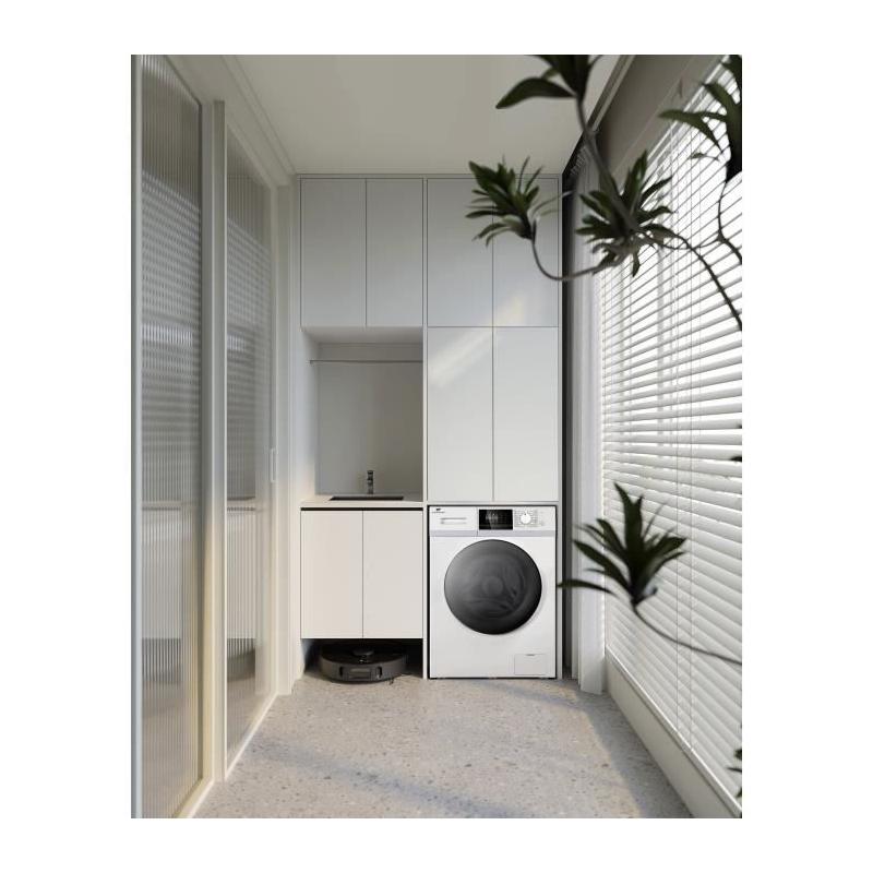 Lave-linge hublot Continental Edison 8kg - Moteur induction