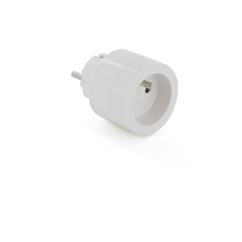 Prise connectée CHACON - Programmateur Wi-fi 10A Blanc