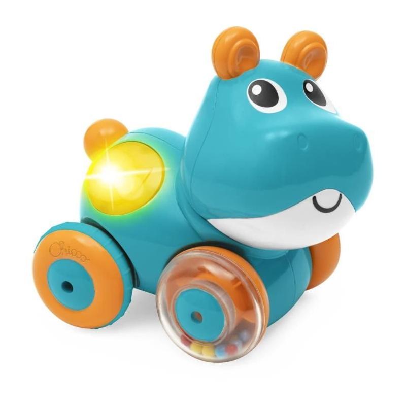 Doudou Chicco Hippo Sprint&go - Bleu et orange