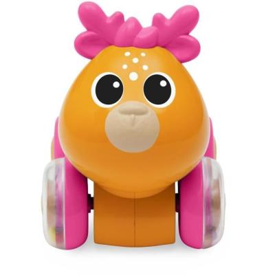 Doudou Chicco Faon Sprint&go Orange et Rose - Des 6 Mois