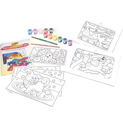 Kit de peinture par numéro CRAYOLA – 6 gabarits – 5 ans