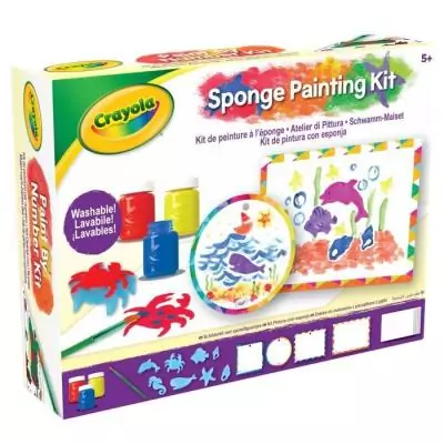 Kit de peinture amusant avec des éponges - CRAYOLA - Pour les petits artistes