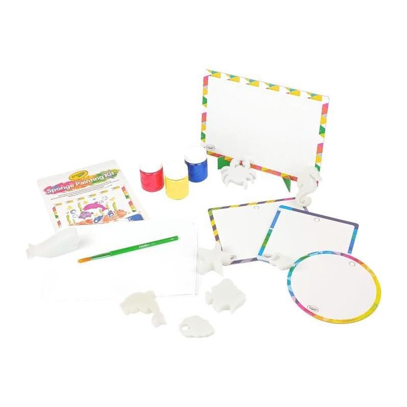 Kit de peinture amusant avec des éponges - CRAYOLA - Pour les petits artistes