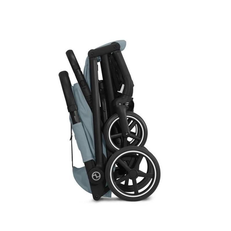 Poussette Beezy BLK - Stormy Blue, style urbain et pratique
