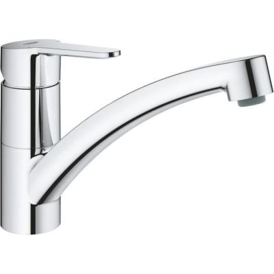 Mitigeur évier GROHE Start Eco: Design chromé pour un débit optimal