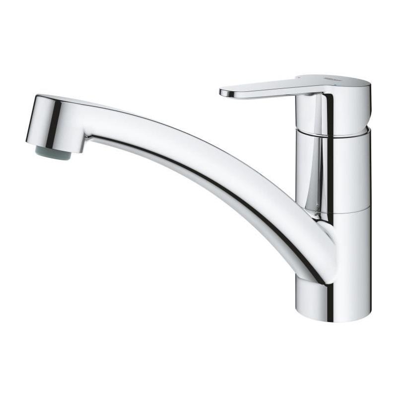 Mitigeur évier GROHE Start Eco: Design chromé pour un débit optimal