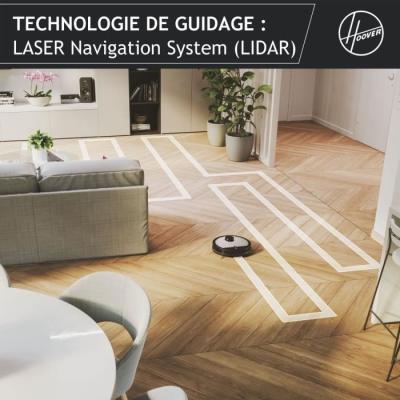 Aspirateur Robot Hoover HG510D: Puissant, Silencieux & Connecté