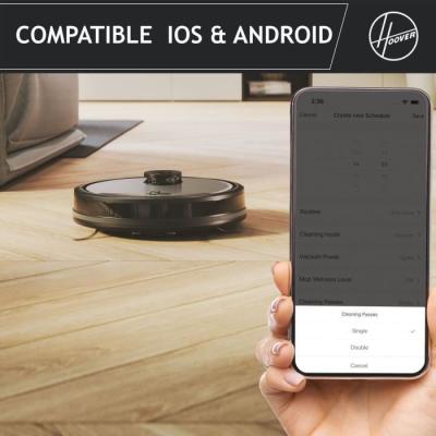 Aspirateur Robot Hoover HG510D: Puissant, Silencieux & Connecté
