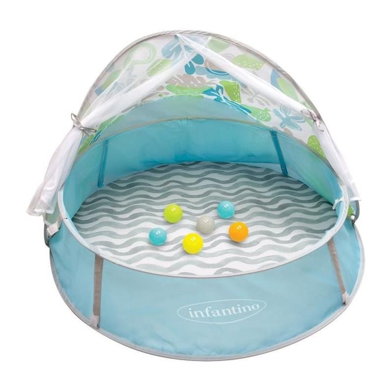 Aire de jeu évolutive 3 en 1 INFANTINO - Protection UV et moustiquaire