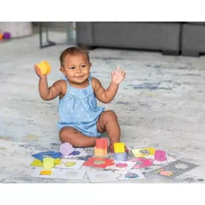 Puzzle Sensoriel 24 pièces pour Bébé - INFANTINO ? Puzzle Sensoriel 24 pièces pour Bébé - INFANTINO ?