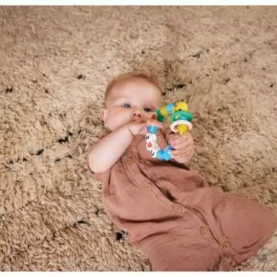 Bracelet de dentition de l'amitié - INFANTINO - Silicone - I love You Je t'Aime