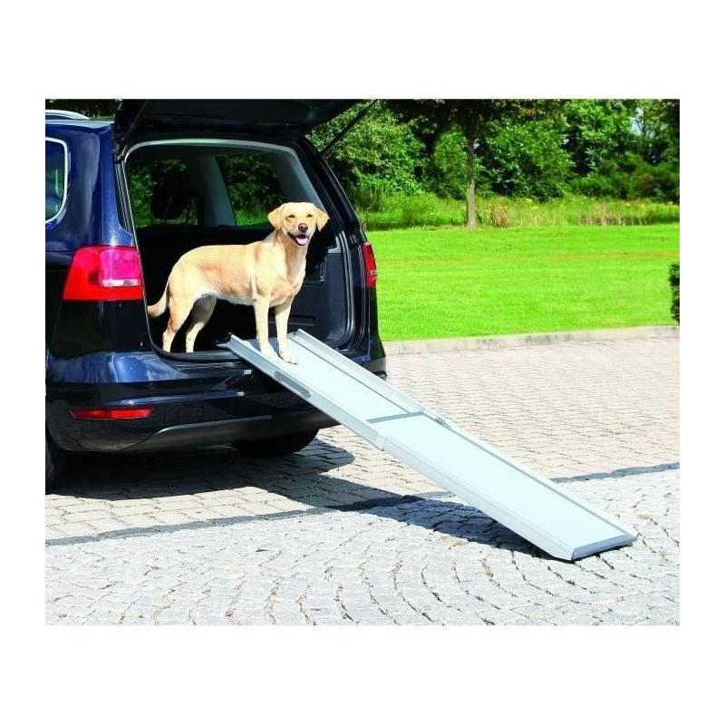 Rampe télescopique Petwalk pour animaux - Gris 100-180 cm