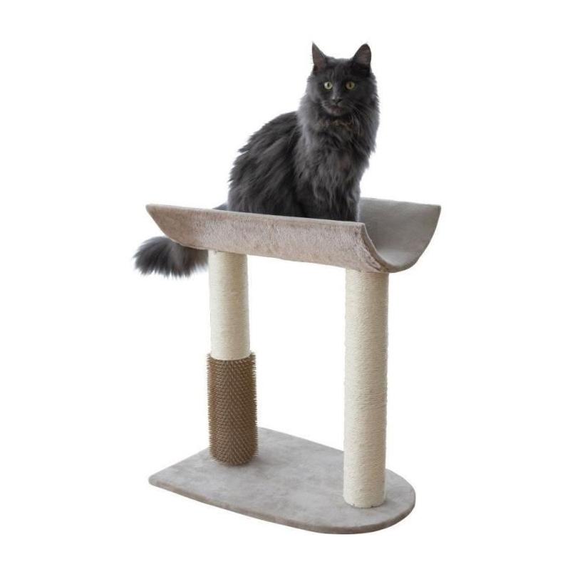 Arbre à chat design taupe - 49x35x56 cm - Qualité Kerbl