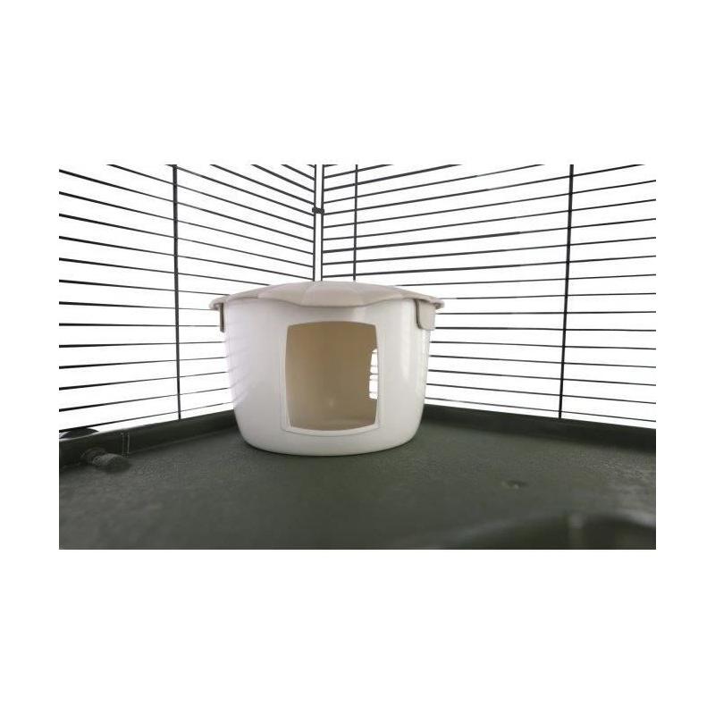 Cage 3 étages pour petits rongeurs 80*45*53 cm - FLAT NATURE - KERBL