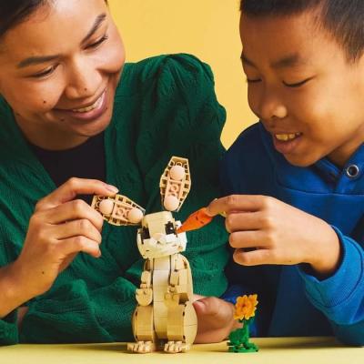 LEGO Creator 31162 3-en-1 L'adorable lapin - Pour les filles de 8 ans