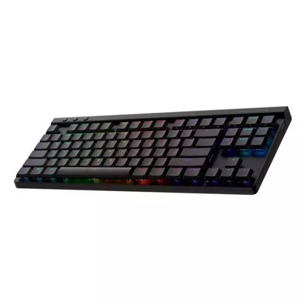 Clavier gamer - Sans fil - Logitech G - G515 TKL Lightspeed - AZERTY - Mécanique tactile - Rétroéclairé - Noir