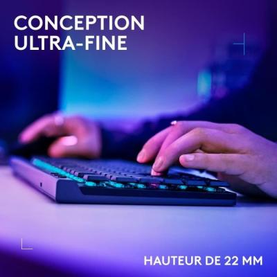 Clavier gamer sans fil Logitech G515 Lightspeed - Noir