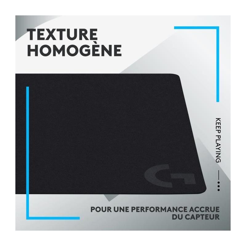 Tapis de souris gamer Logitech G240 - Noir