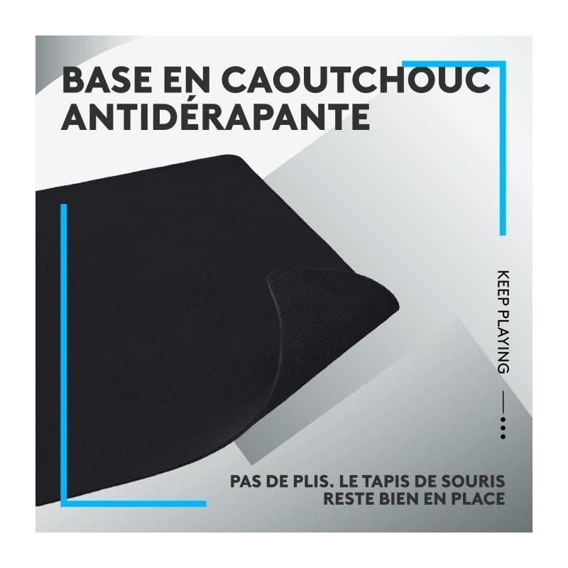 Tapis de souris gamer Logitech G240 - Noir