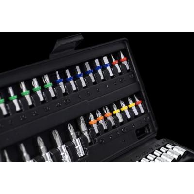 Coffret à clés et douilles CONNEX - 52 pieces - Chrome-vanadium