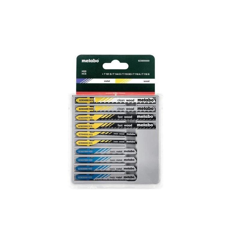 Lames pour scies sauteuses METABO - Lot de 10 - Polyvalentes et performantes