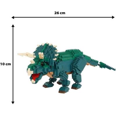 Figurine en briques NANOBLOCK Triceratops Deluxe - 930 pcs