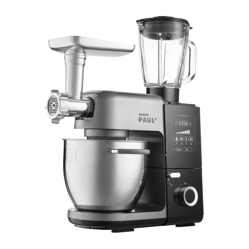 Robot pâtissier multifonction SENCOR STM 8970 PAUL 3 - 1800W Noir/Acier