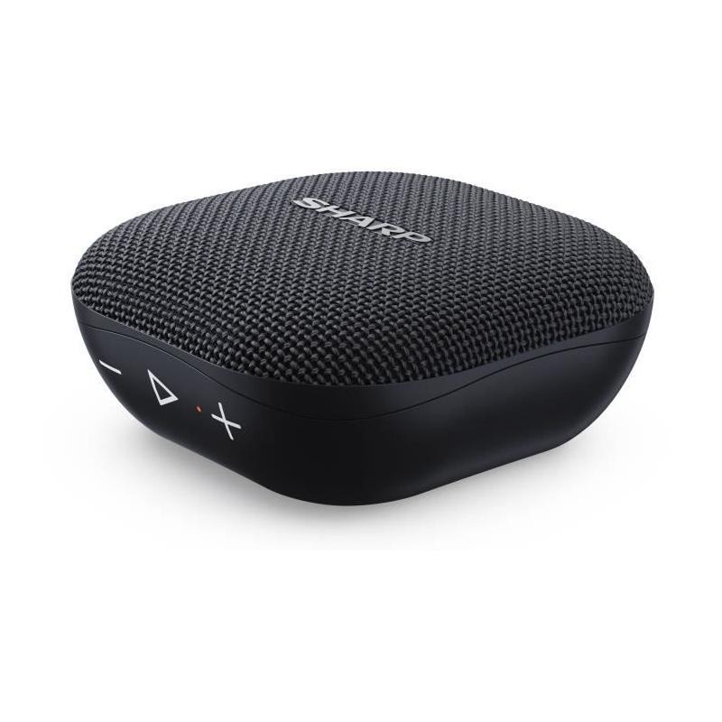 Enceinte Portable SHARP GX-BT60BK - Puissant 6W, Bluetooth 5.0 et Étanche