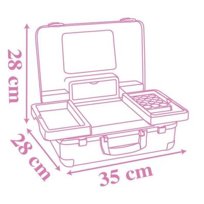 Valise beauté Disney Princesses pour coiffure, onglerie et maquillage